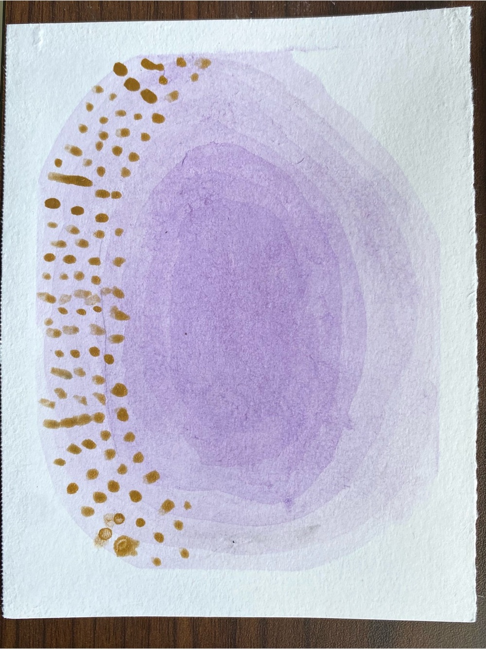 New Hanging Buddies watercolor cards(black&gold) accents 4 1/3 by 5 1/2 inches